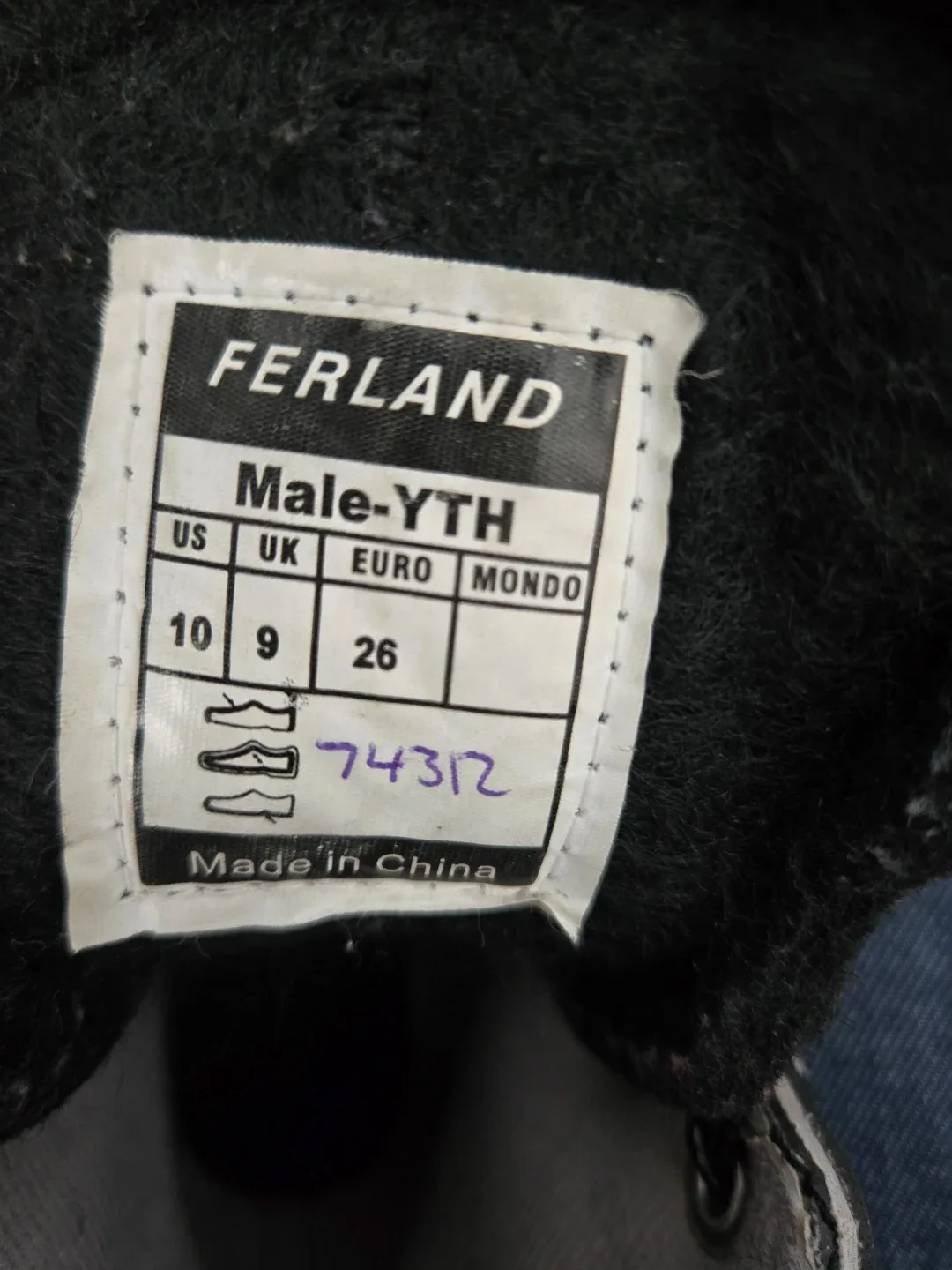 Ferland F200 Youth Hockey Skates - Size 10 US image indicator(2)