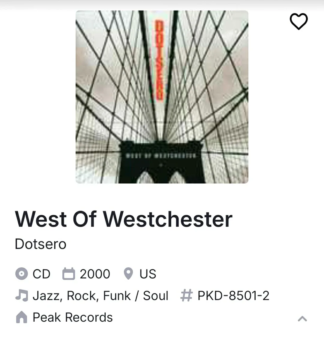 DOTSERO West of Westchester CD image indicator(5)