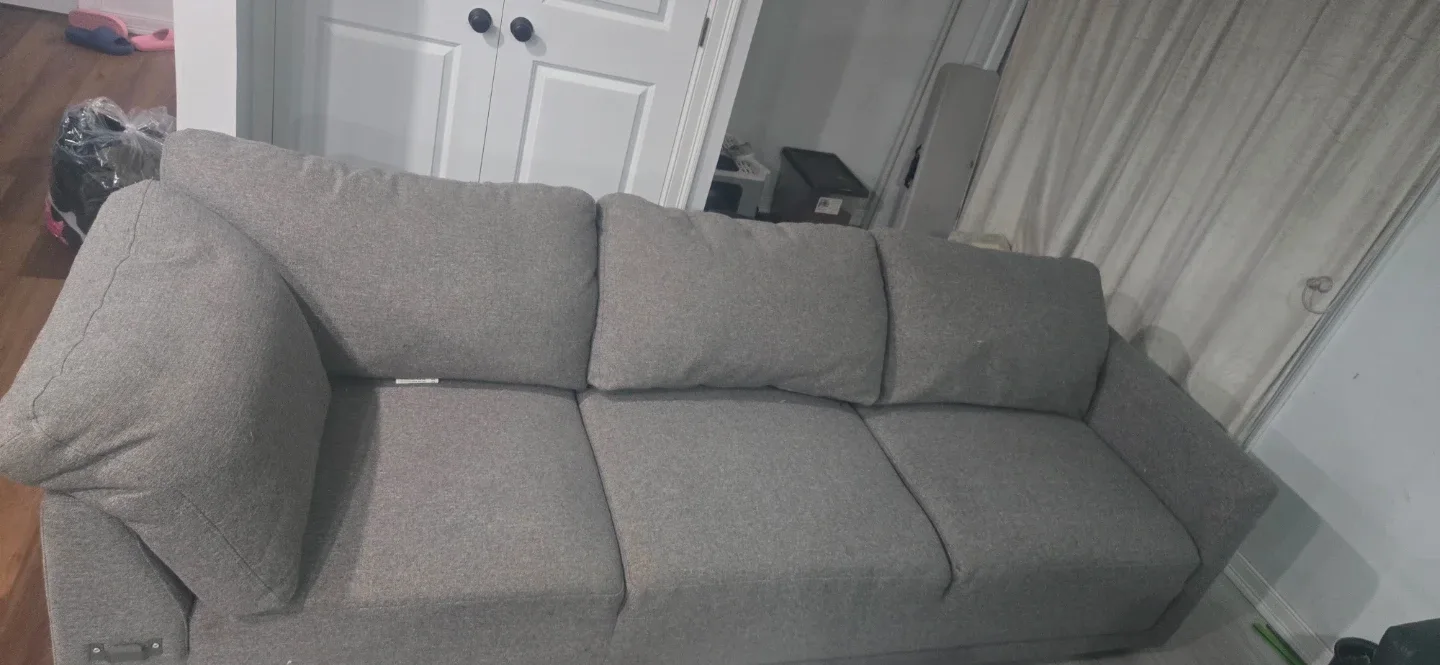 Gray Modular Sectional Sofa Couch image indicator(3)