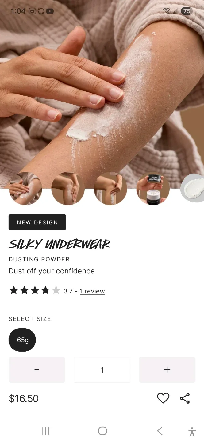 Lush Silky Underwear Dusting Powder image indicator(2)