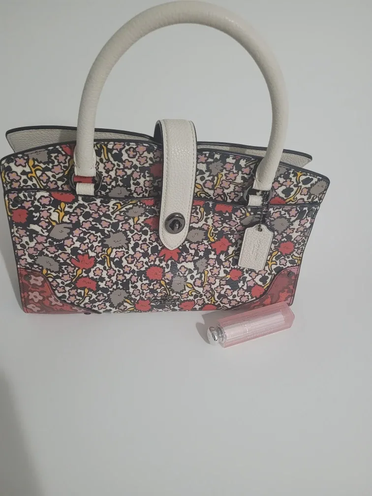 Coach Floral Print Satchel image indicator(6)