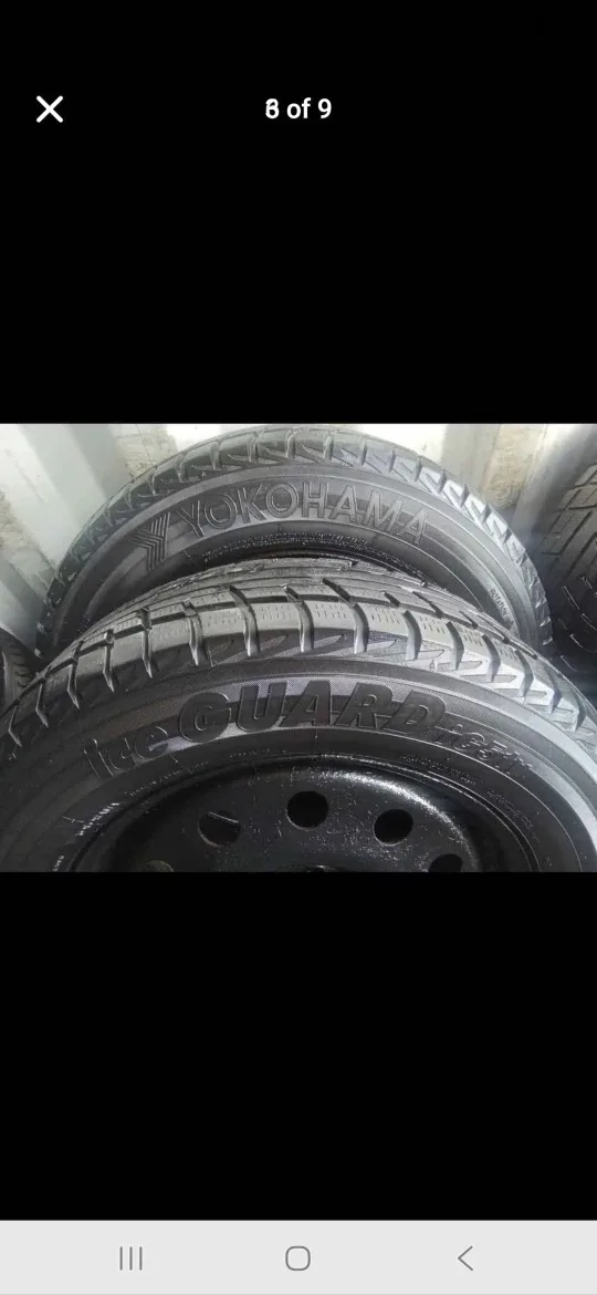 Set of 4 YOKOHAMA Winter Tires & Rims (235/65R18) 5×108 image indicator(3)