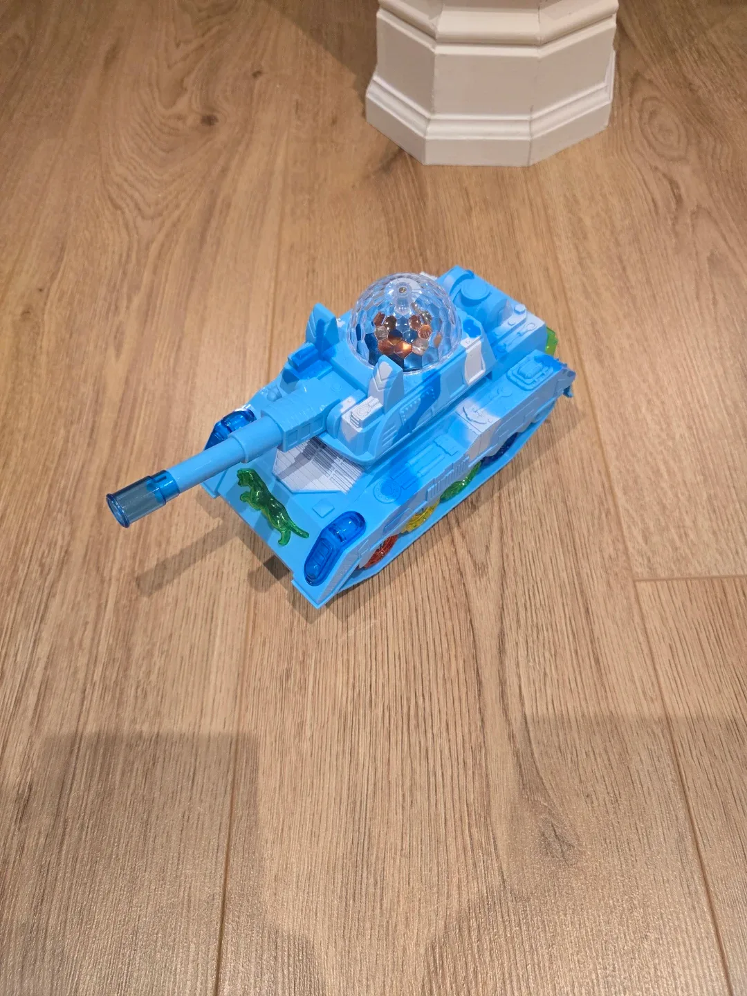 Blue Toy Tank with Disco and Music thumbnail