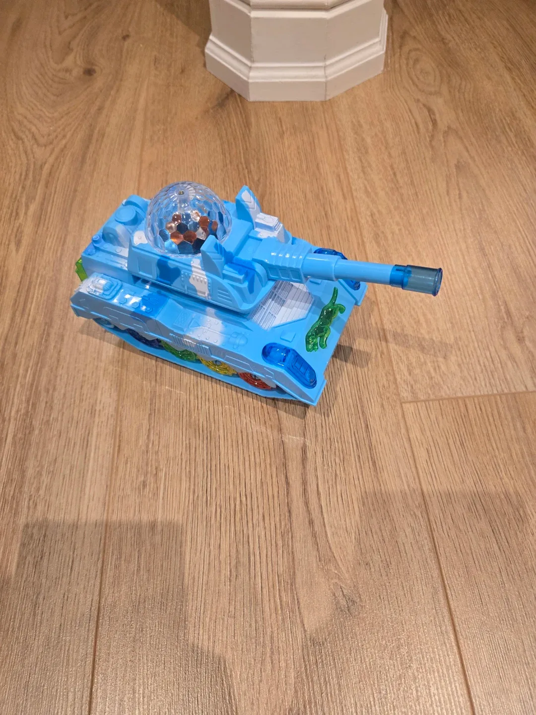 Blue Toy Tank with Disco and Music image indicator(2)