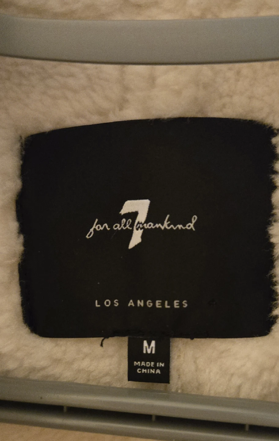 7 For All Mankind Silver Coat - Size M - photo 4