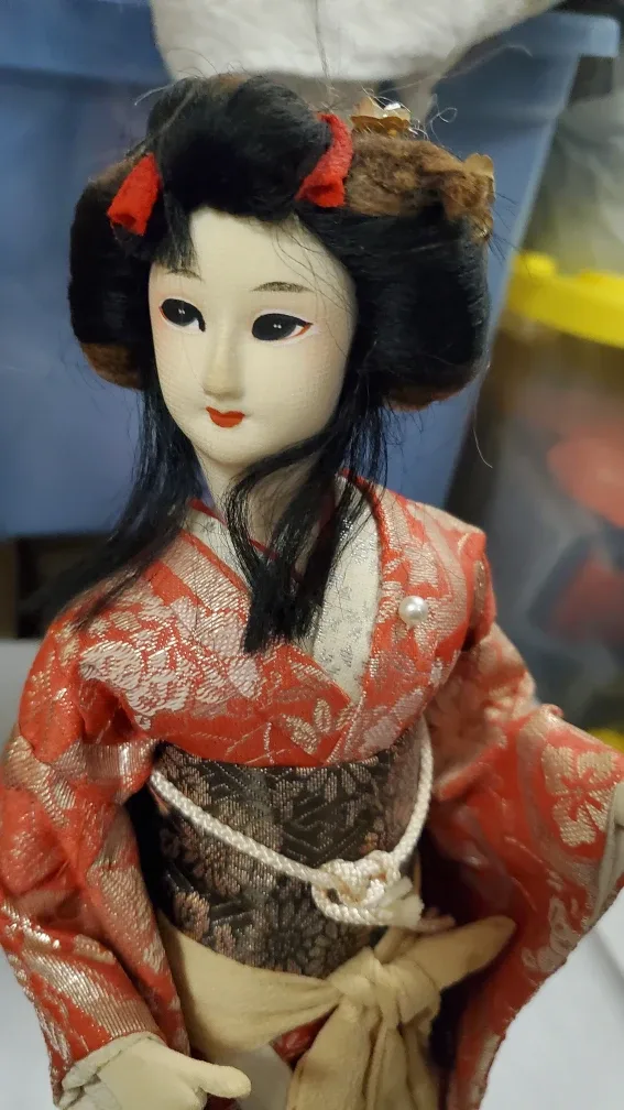 Vintage Japanese Geisha Doll