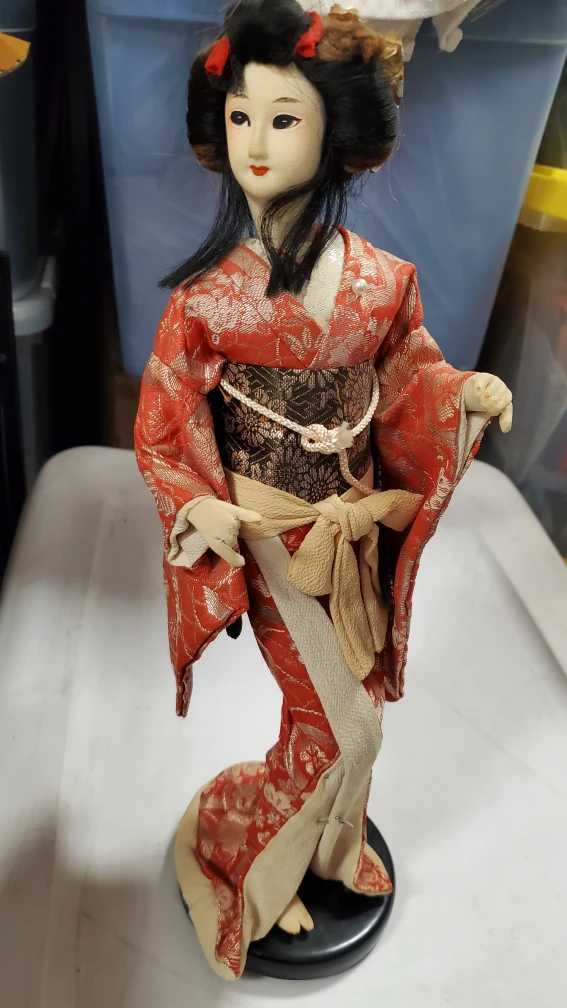 Vintage Japanese Geisha Doll - photo 3