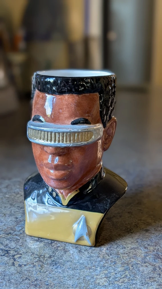 Star Trek Geordi La Forge Character Mug