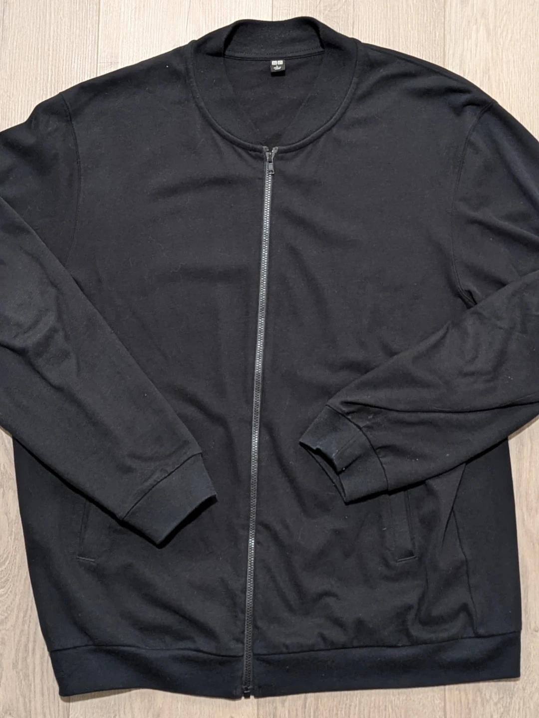 Uniqlo Bomber-Style Cotton Jacket Black- Size L