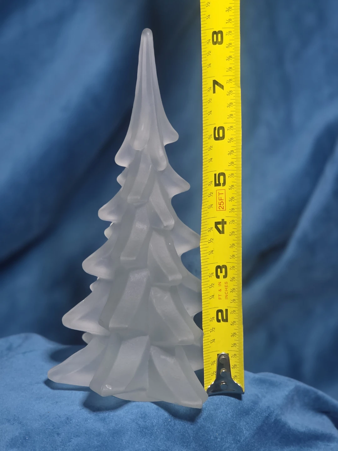 Frosted Crystal Christmas Tree Figurine - 7" Tall - photo 5