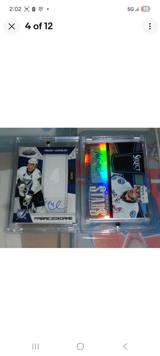 Panini/Vincent Lecavalier/Martin St. Louis/Autos/Card Lot - photo 4