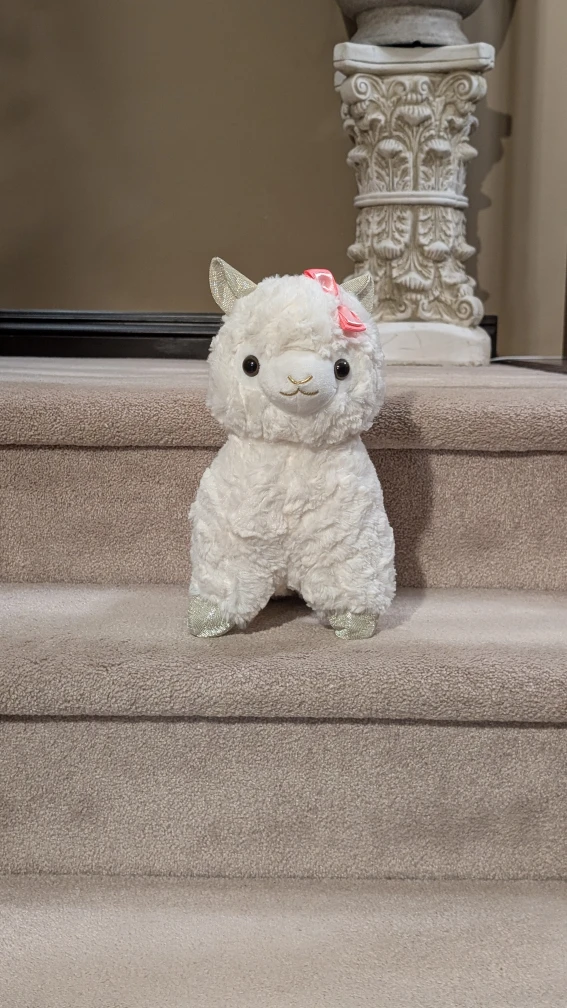 Cute Llama Heat and Hug microwavable snuggle buddy - photo 2
