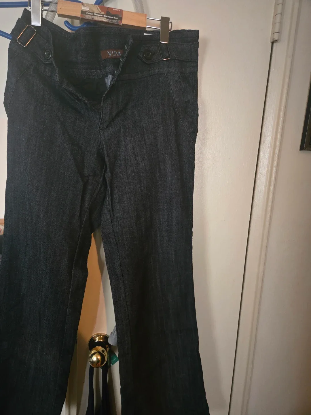 YUVA Dark Wash Flare Jeans