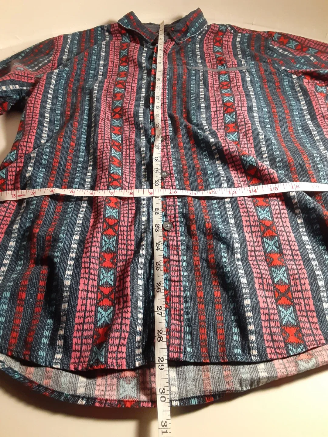 Zipcode - Short Sleeve Funky Patterned Button-Down Shirt | S: LG image indicator(5)