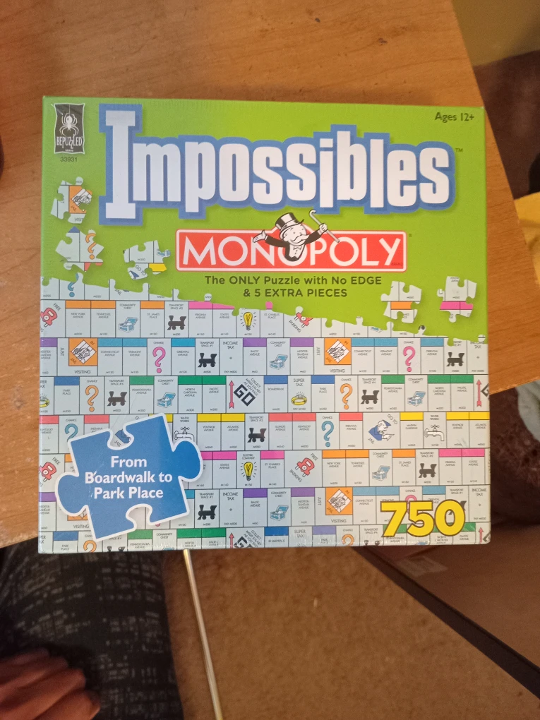 750 Pieces Monolopy Impossible Puzzle - photo 3