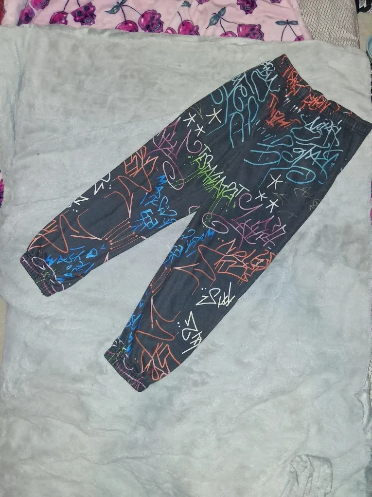 Graffiti Print Joggers