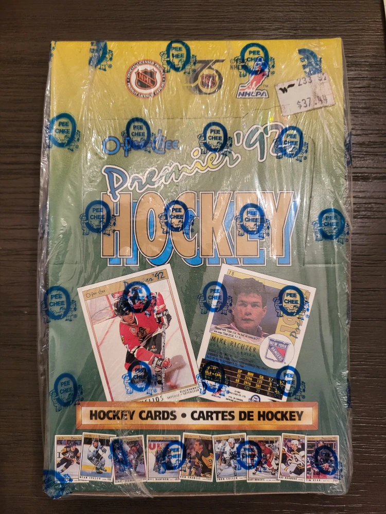 O-Pee-Chee Premier '92 Hockey Cards Box