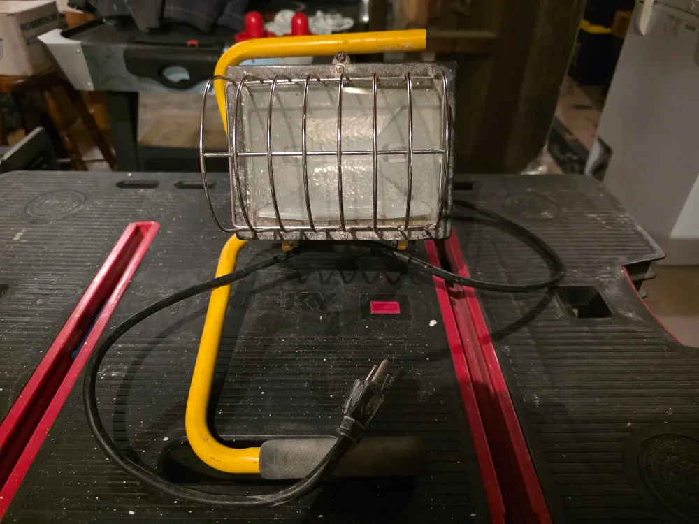 Yellow Portable Work Light