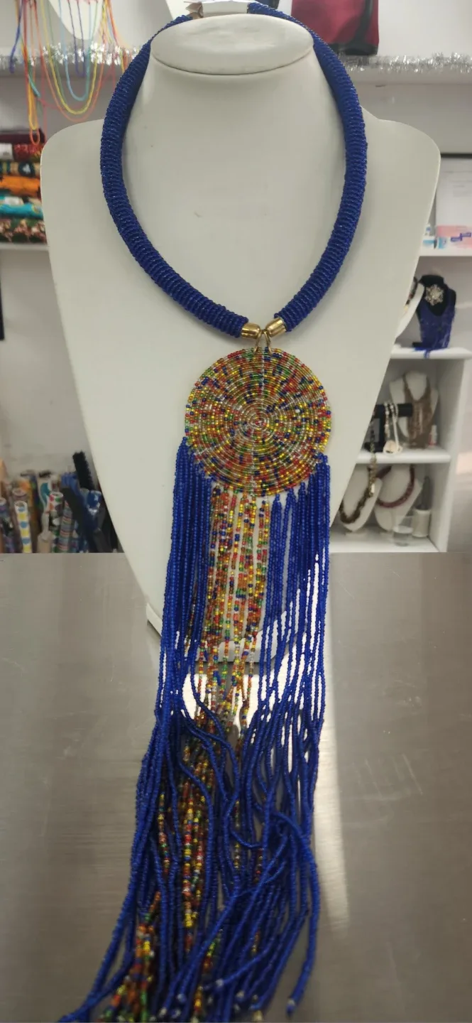 Beaded Statement Necklace image indicator(8)
