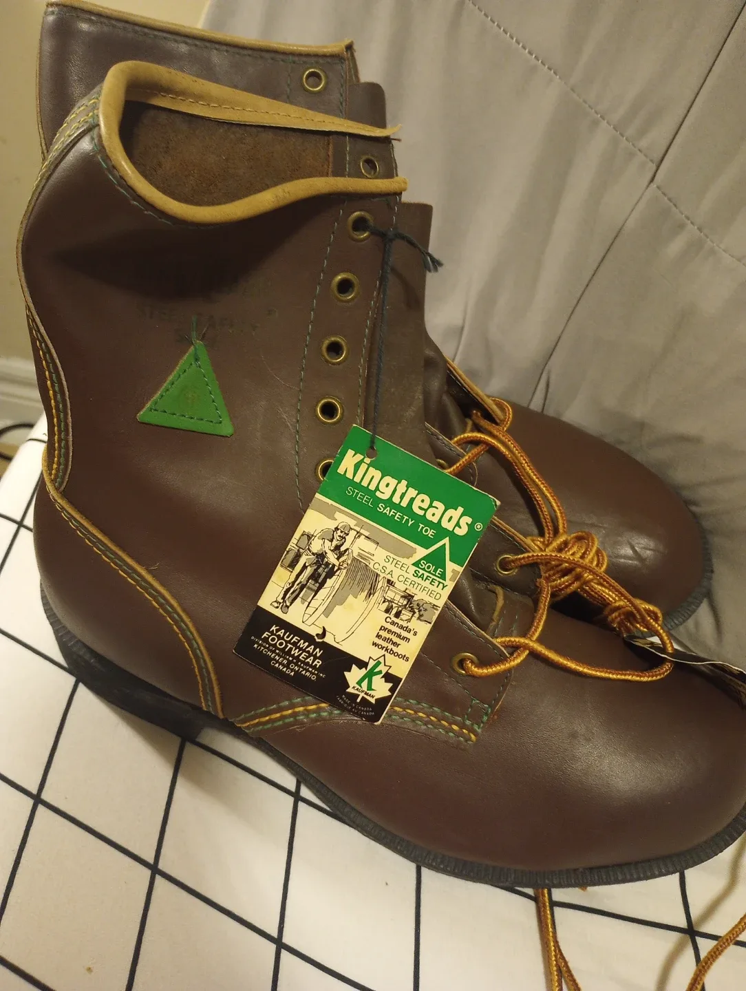 Kingtreads Steel Toe Work Boots - Brown image indicator(6)