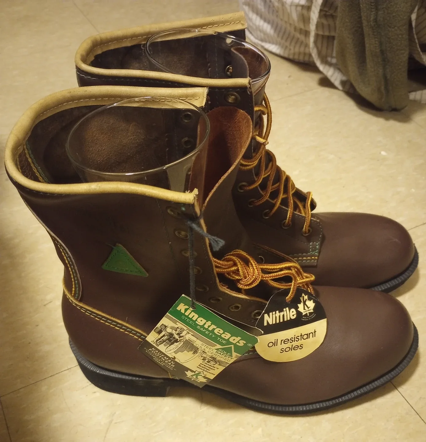 Kingtreads Steel Toe Work Boots - Brown image indicator(7)