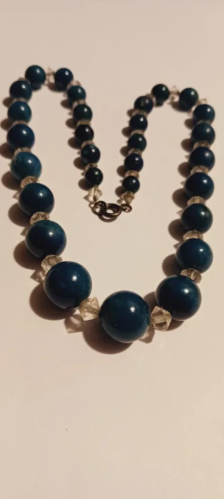 Sterling Silver 925 Genuine Stone Necklace