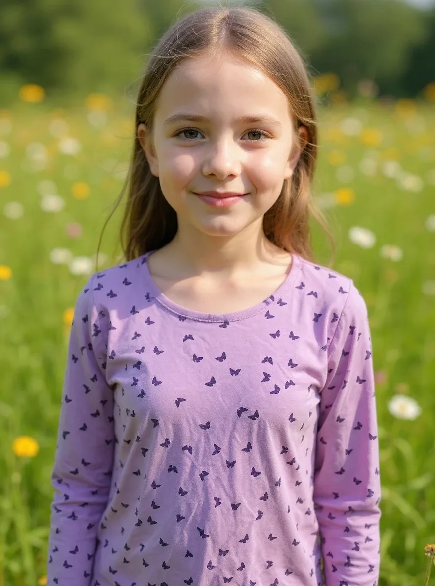 Long sleeve butterfly shirt for girls size xl 14-16