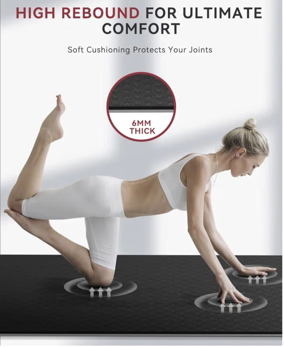 Hapbear Yoga Mat with Storage Bag & Resistance Bands - photo 3