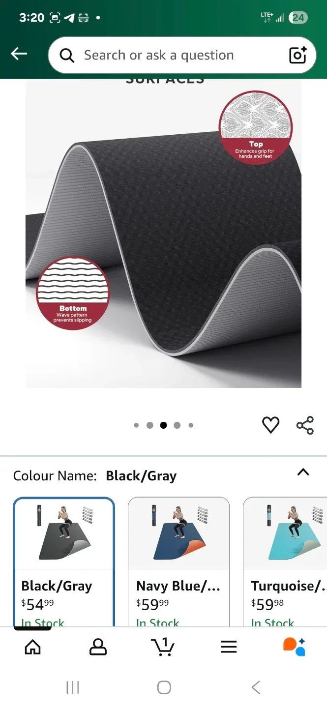 Hapbear Yoga Mat with Storage Bag & Resistance Bands image indicator(8)