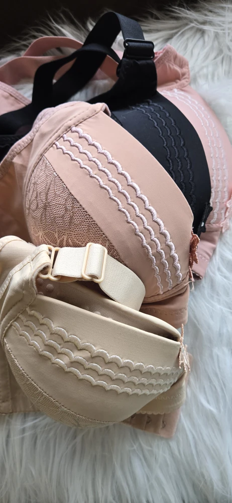 Assorted Bras - Beige, Pink, Black - photo 3