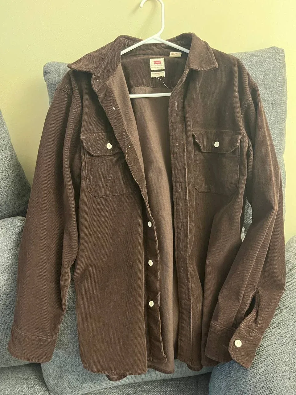 Levi's Relaxed Fit Corduroy Shirt - Size M image indicator(3)