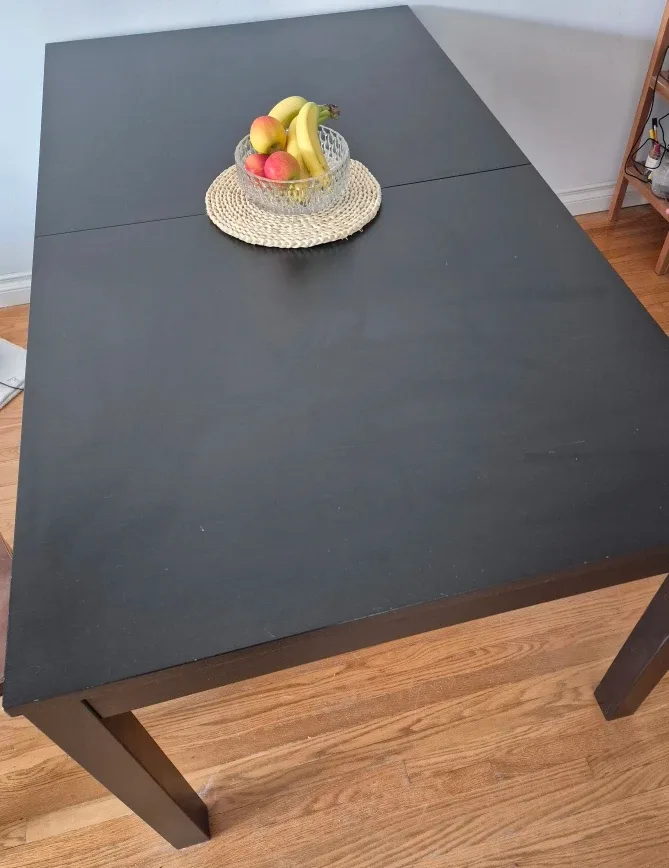 Black Extendable Dining Table image indicator(2)