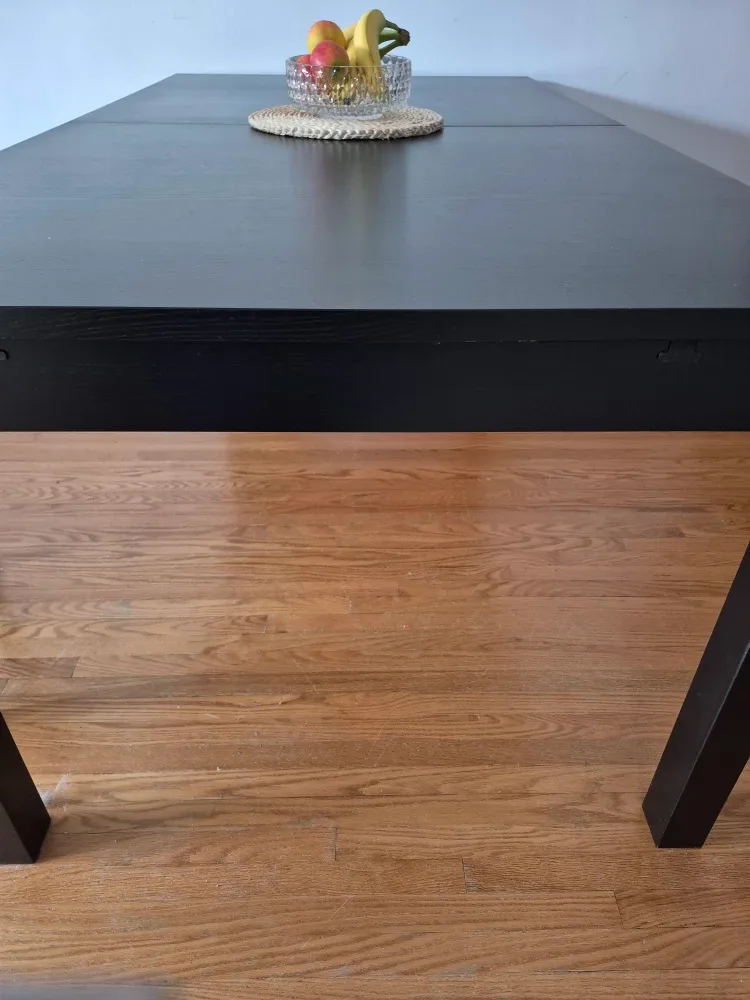 Black Extendable Dining Table image indicator(3)