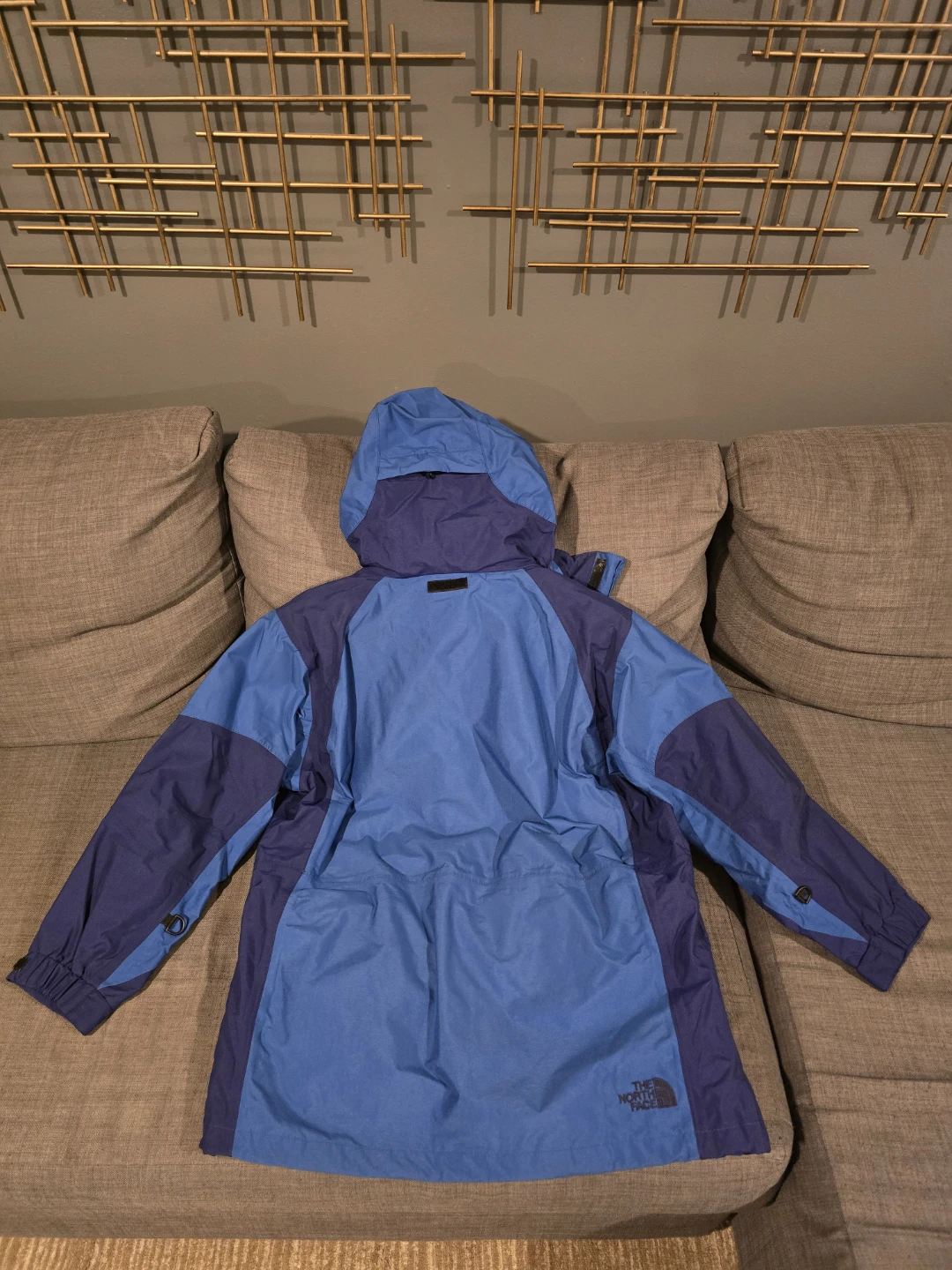 The North Face Blue Rain Jacket - photo 5
