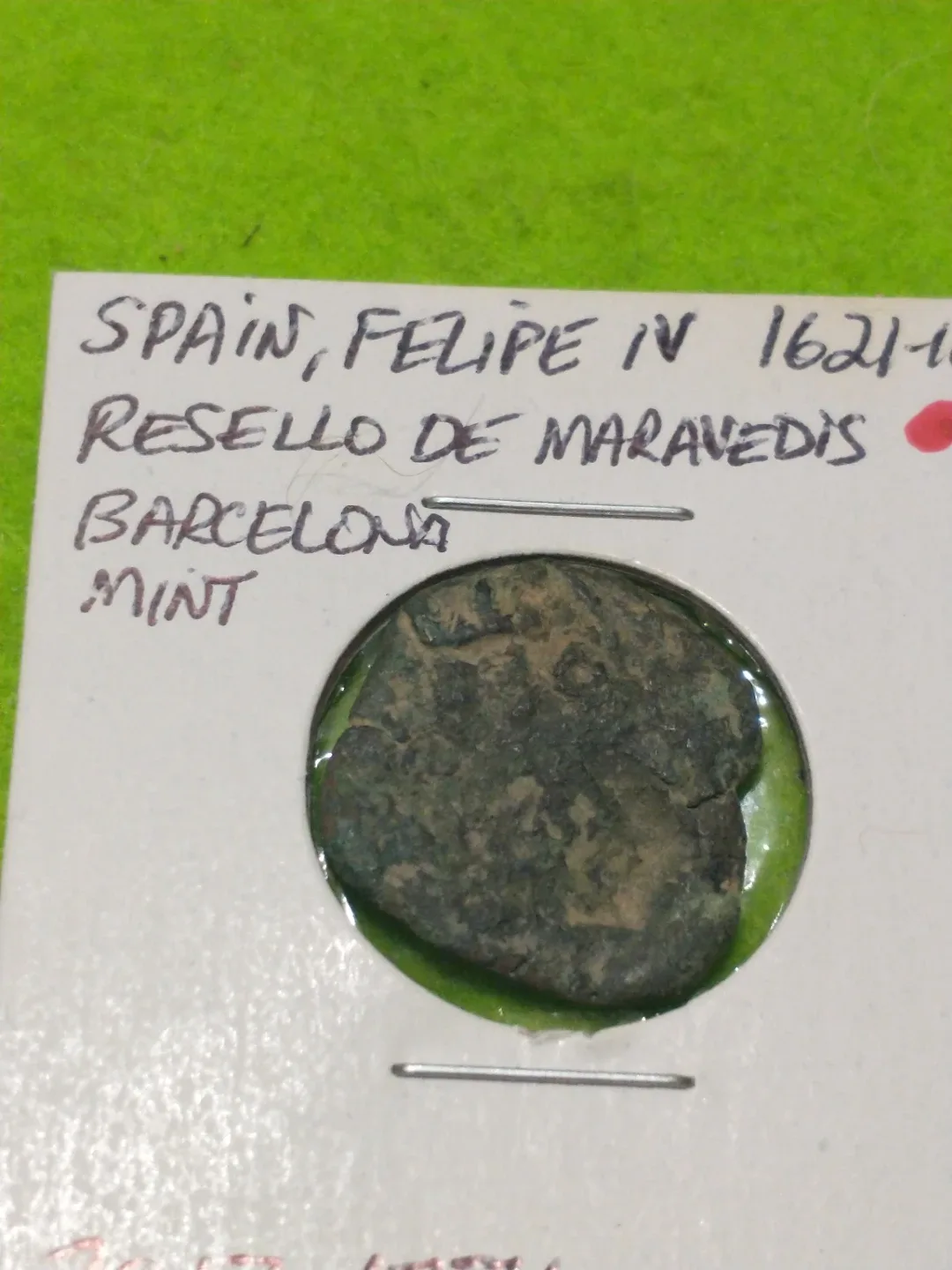 1621-1665 Antique Spain Felipe IV medieval coin image indicator(3)