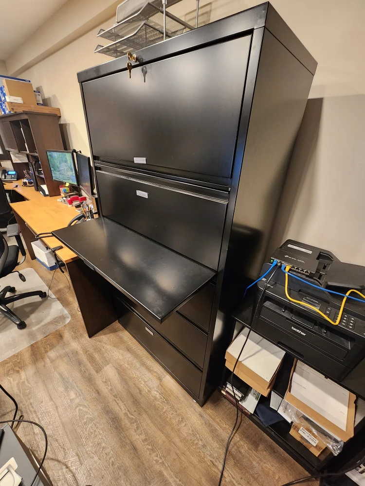 Black Filing Cabinet heavy duty