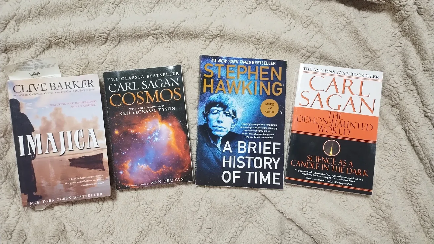 Books: Clive Barker's Imajica, Carl Sagan's Cosmos & More