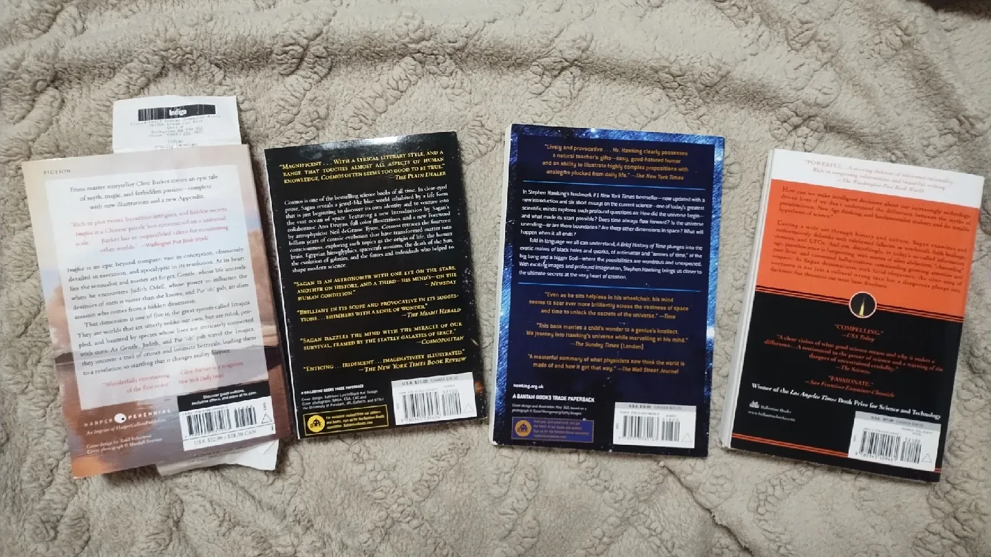 Books: Clive Barker's Imajica, Carl Sagan's Cosmos & More image indicator(2)