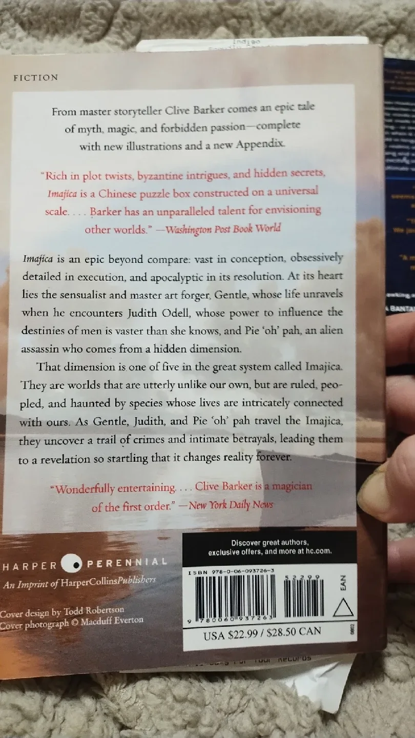 Books: Clive Barker's Imajica, Carl Sagan's Cosmos & More image indicator(4)