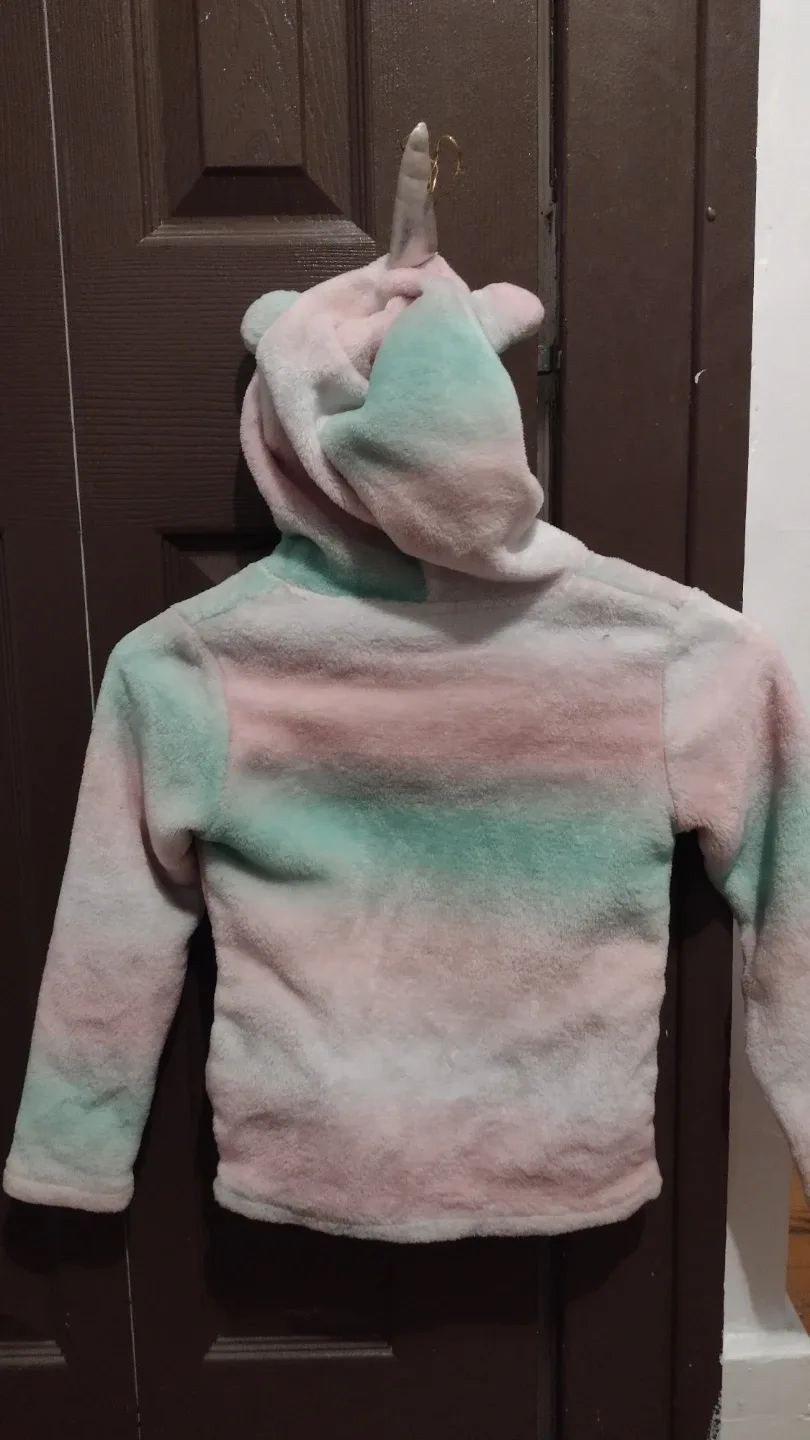 Real Love Unicorn Fleece Jacket - Size 6X image indicator(4)