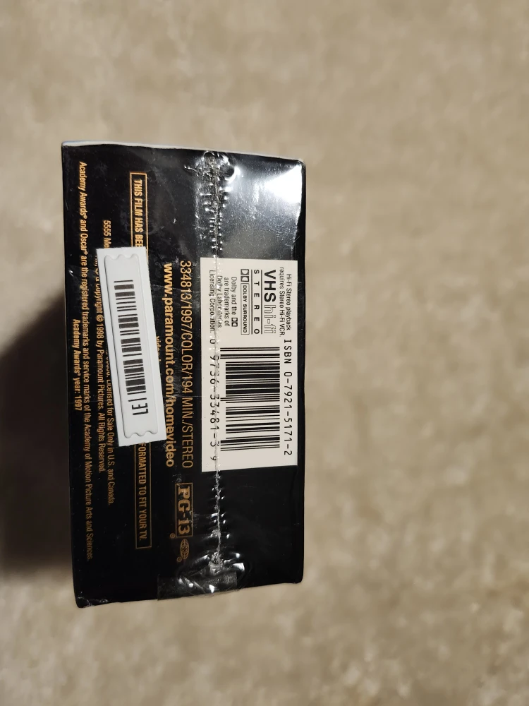 Titanic VHS Tape - New & Sealed - photo 3