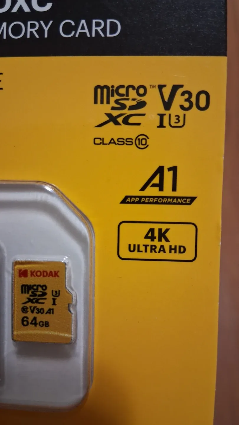 64G microSDXC UHS-I U3 V30 A1 w SD Adaptor image indicator(3)