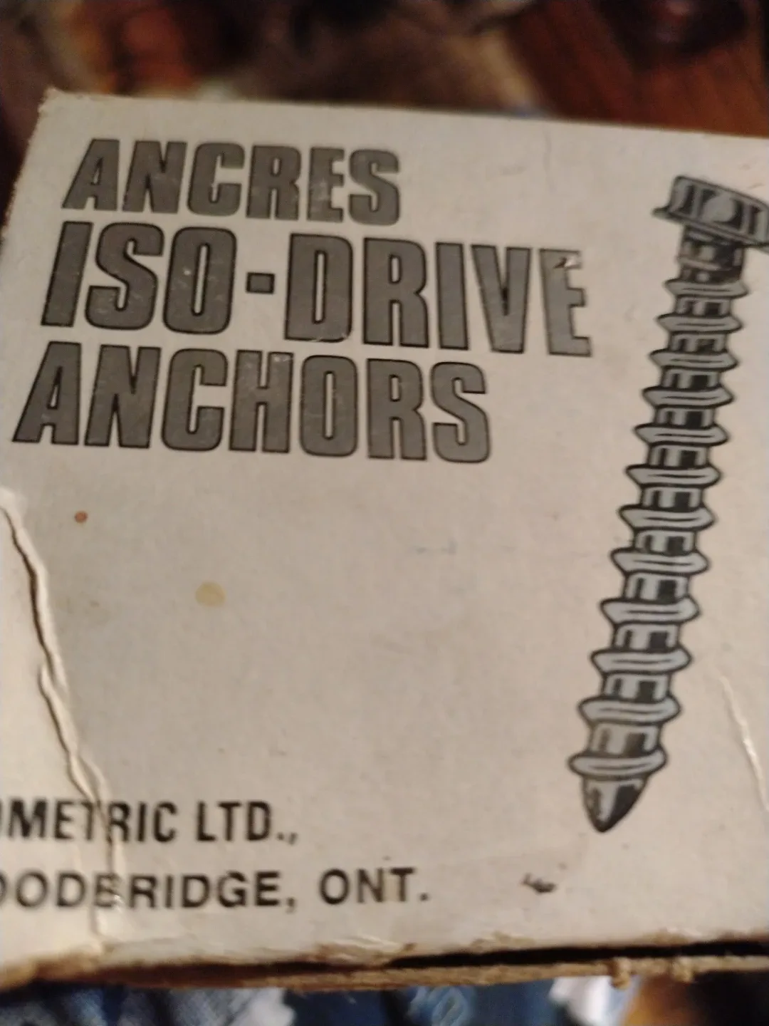 Ancres ISO-Drive Anchors 1/4 x 1-3/4 image indicator(2)