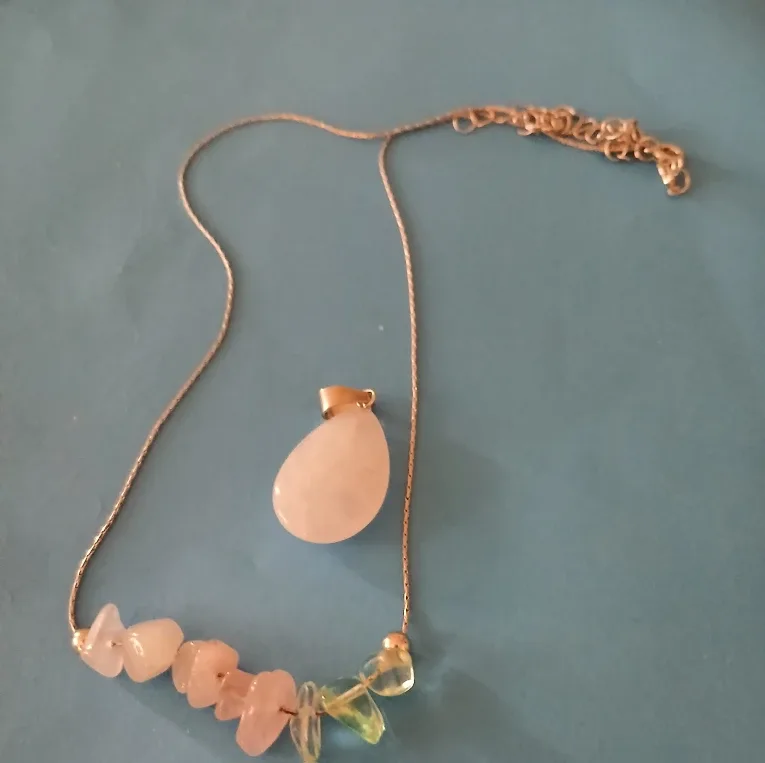 Rose Quartz Necklace with Pendant