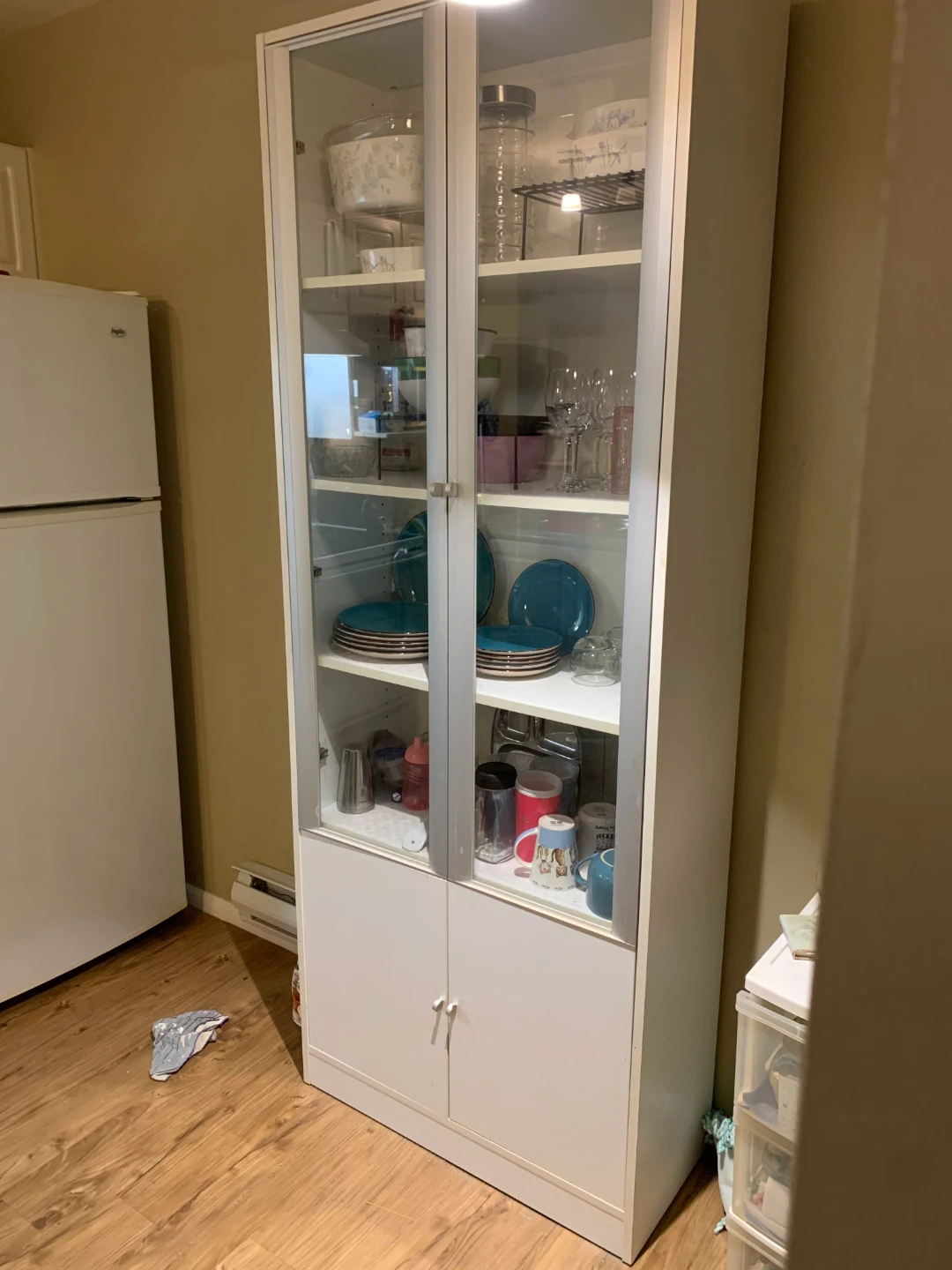 IKEA Billy Bookcase with Glass Doors