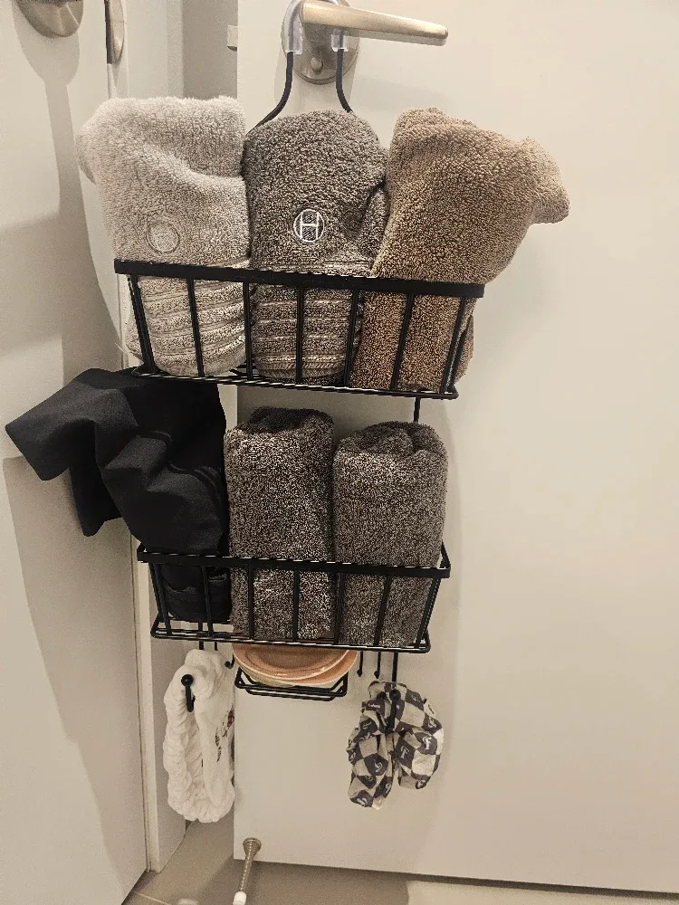 Over the Door Bathroom Organizer image indicator(4)