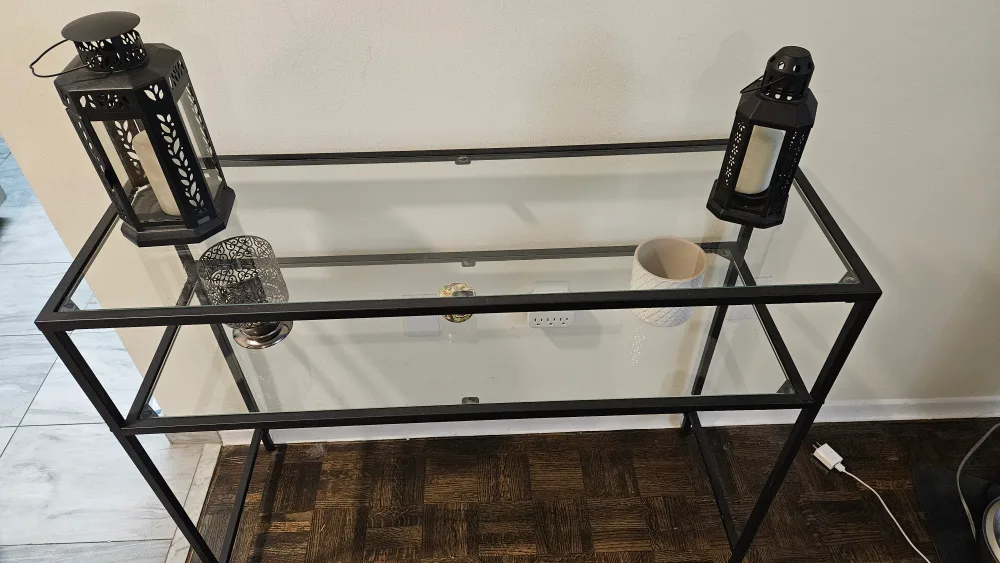 VASAGLE Console Table - Black image indicator(3)