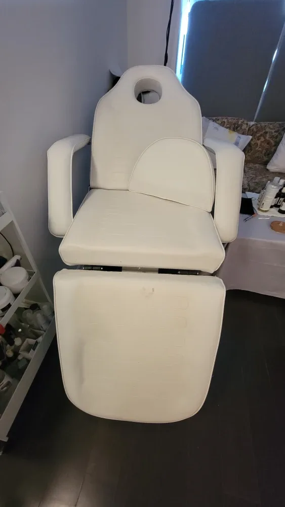 White Adjustable Facial Bed/Chair