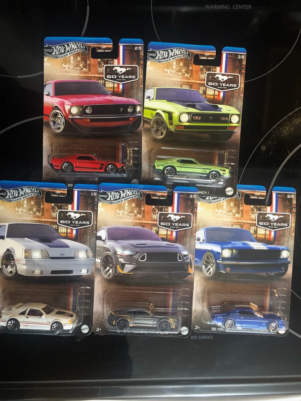 Hot Wheels Silver Series 60 Years Mustang Collection