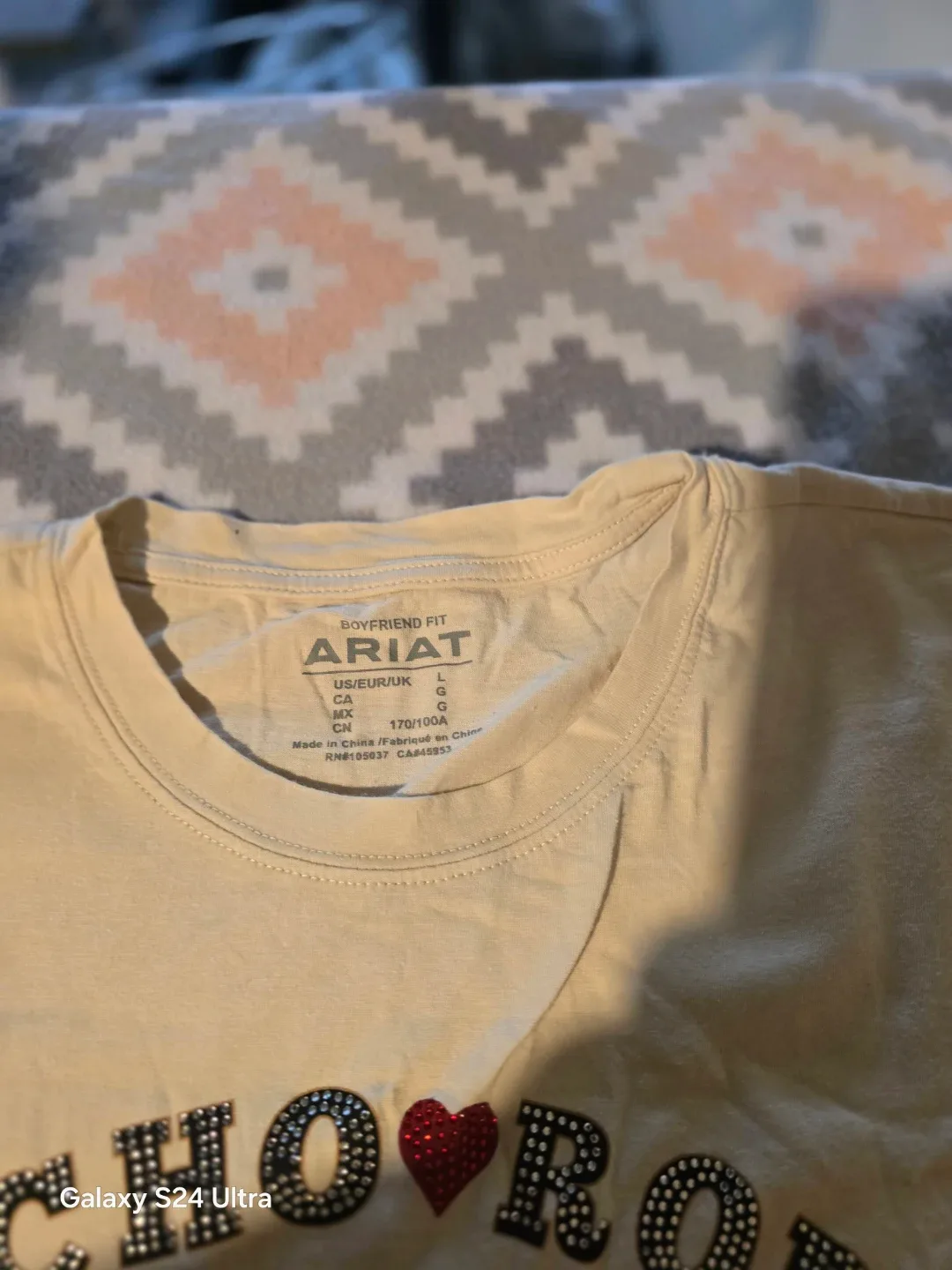 Ariat Rancho Rodeo Wild West T-Shirt - Size L image indicator(3)